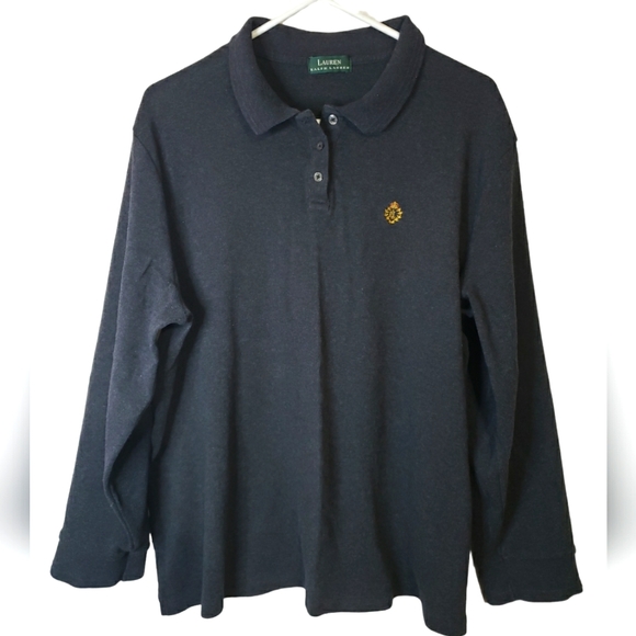 Lauren Ralph Lauren Other - Lauren Raplh Lauren Gray Polo Mens Long Sleeves Classic Sweater Size XL